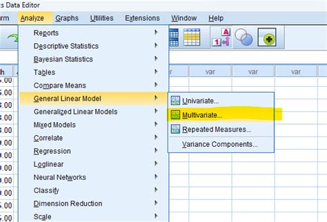 spss manova|One Way MANOVA in SPSS .